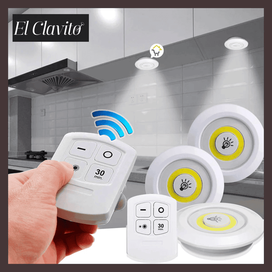Set Luces Inalámbricas x3 + Control Remoto