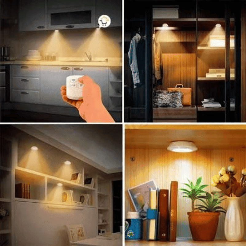 Set Luces Inalámbricas x3 + Control Remoto